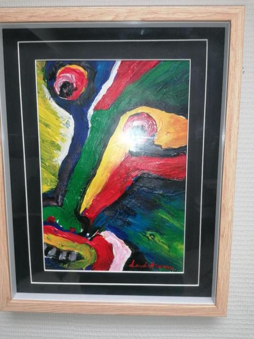 Bengt Lindstrom olieverf schilderijen op papier, Antiek en Kunst, Kunst | Schilderijen | Modern, Ophalen