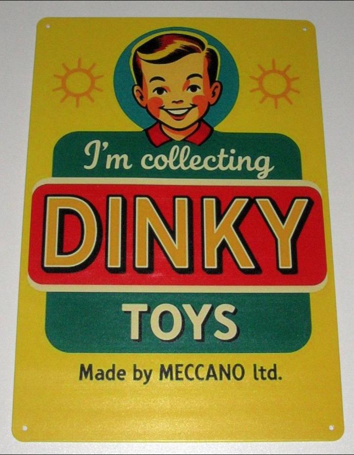 DINKY TOY : Metalen Bord - I'm Collecting Dinky Toys, Verzamelen, Merken en Reclamevoorwerpen, Nieuw, Verpakking, Verzenden