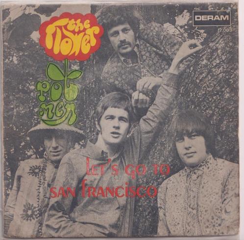 The Flower Pop Men – Let’s go to San Francisco – Single, Cd's en Dvd's, Vinyl Singles, Gebruikt, Single, Pop, 7 inch, Ophalen of Verzenden
