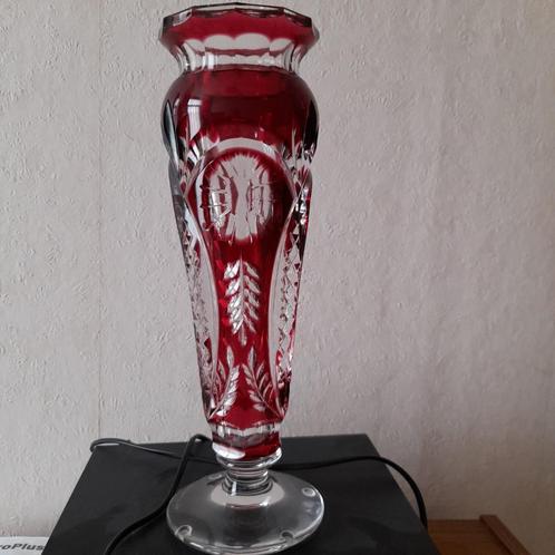 Ancien vase du Val Saint Lambert. Signé et numéroté, Antiek en Kunst, Antiek | Glaswerk en Kristal, Ophalen