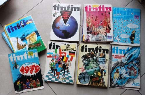 52 numéros Tintin magazine 1978 Année complète Kuifje Hergé, Collections, Personnages de BD, Utilisé, Tintin, Envoi
