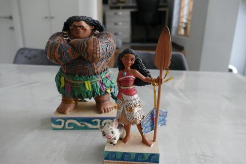 Disney Traditions set van Vaiana/Moana, Verzamelen, Disney, Zo goed als nieuw, Beeldje of Figuurtje, Overige figuren, Ophalen of Verzenden