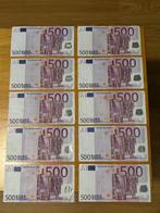 10 biljetten van € 500 / 500 euro 2002 | 10 billets de € 500, Ophalen of Verzenden, 500 euro, Setje