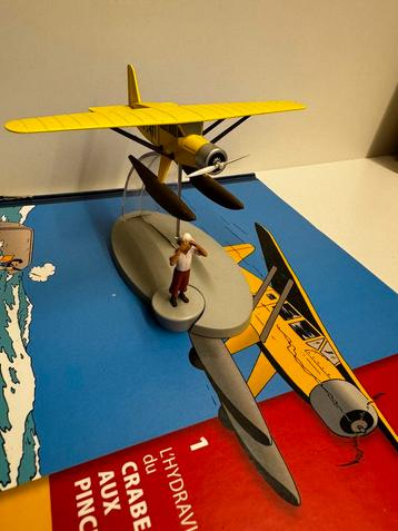 Kuifje vliegtuig 1:43 watervliegtuig crab gulden scharen beschikbaar voor biedingen