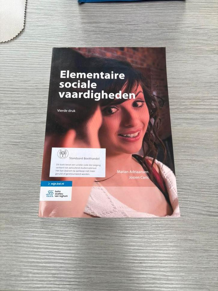 Marian Adriaansen - Elementaire sociale vaardigheden, Boeken, Wetenschap, Ophalen of Verzenden