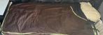 Couverture de séchage verte et brune polaire taille 145 cm, Ophalen of Verzenden, Zo goed als nieuw, Deken