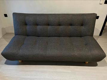 Zetelbed, Gris, Queen size, Comme neuf, Enlèvement