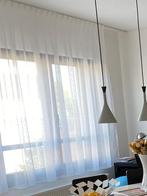 Gordijn HEMA voile emmen transparant wit, 2 stuks 255x200cm, Ophalen, Zo goed als nieuw, Wit
