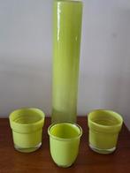 Vier nieuwe pastel groen items van tweedverblijf bestaande, Overige materialen, Rond, Nieuw, Tuin