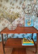 Mid-Century serveerwagen, trolley salontafel, Ophalen, Gebruikt, Teakhout, Midcentury