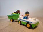 Playmobil paard met aanhangwagentje, Ophalen of Verzenden, Zo goed als nieuw, Complete set