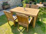 Prachtige tuintafel met 4 stoelen!, Tuin en Terras, Tuintafels, Ophalen