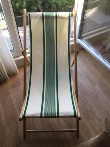 Chaises longues dont 2 avec toile de « Saint-Jean-Luz ». beschikbaar voor biedingen