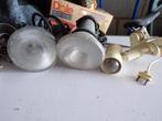 VINTAGE SPOTS IN INDUSTRIËLE STIJL, Huis en Inrichting, Lampen | Spots, Ophalen, Gebruikt, Metaal of Aluminium, Industriel