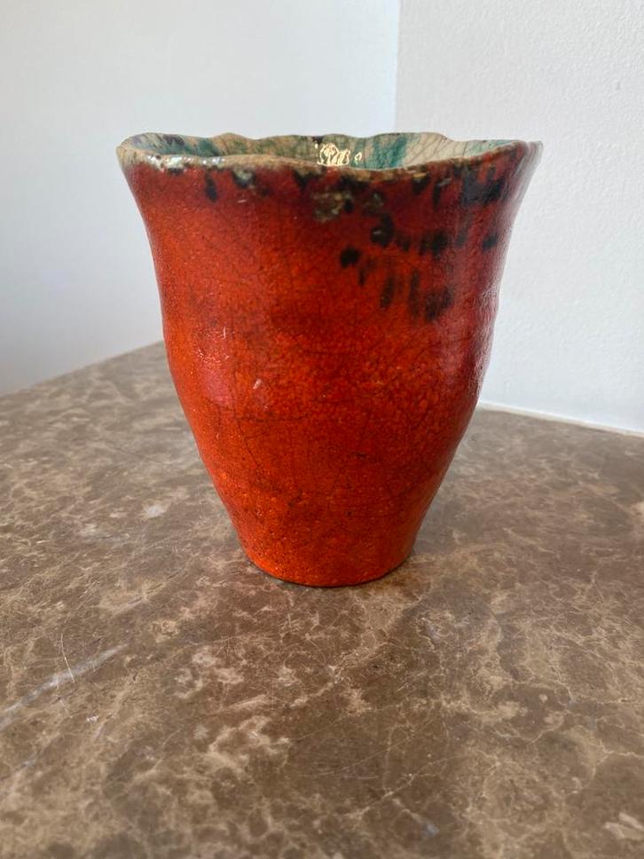 Rita Honauer Brutalistische vintage vaas, Antiek en Kunst, Antiek | Vazen, Ophalen of Verzenden