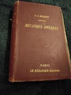 Mécanique appliquée 1900 Bocquet Livre ancien, Verzenden, Bocquet