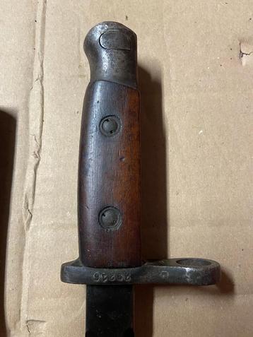 Baïonnette belge modèle 16  - numérotée / matriculée, Envoi, Armée de terre, Autres types