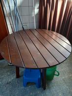 Tuintafel en stoelen in goede staat met 4 stoelen, Tuin en Terras, Tuintafels, Ophalen, Zo goed als nieuw
