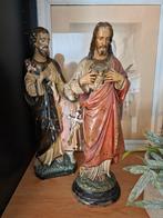 Sint Jozef en heilig hart, Antiek en Kunst, Antiek | Religieuze voorwerpen, Ophalen