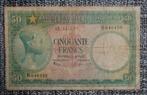 Billet 50 Francs Congo Belge 15.11.53, Timbres & Monnaies, Enlèvement ou Envoi, Billets de banque