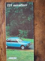 FIAT 131 Mirafiori  1300 en 1600, Boeken, Auto's | Folders en Tijdschriften, Ophalen of Verzenden, Zo goed als nieuw, Overige merken
