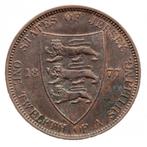 Jersey pound (1813 - 1967) 1/12 shilling 1877, Ophalen of Verzenden, Losse munt, Overige landen