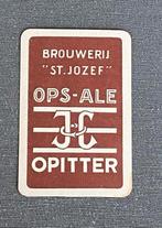 Oude speelkaart brouwerij SINT JOZEF te OP-ITTER, Enlèvement ou Envoi, Comme neuf, Carte(s) à jouer
