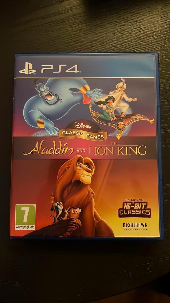 PS4 - Jeux Disney Classic : Aladdin et le Roi Lion (PS4), Consoles de jeu & Jeux vidéo, Jeux | Sony PlayStation 4, Comme neuf
