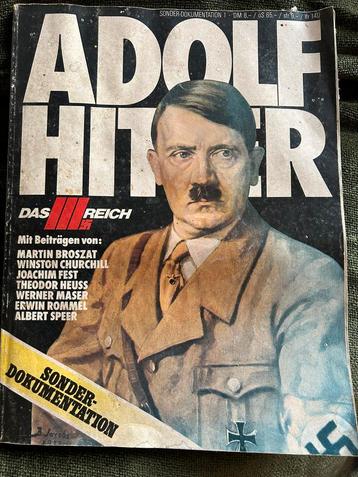 Tweede WO zeldzaam Duits tijdschrift uit 1970 over Hitler