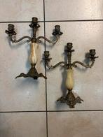 Bougeoir en laiton, Antiquités & Art, Enlèvement ou Envoi