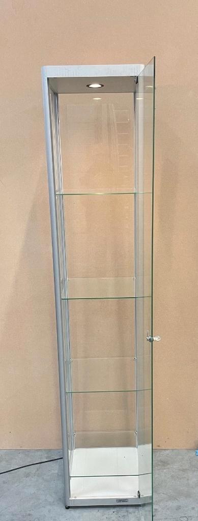 vitrine, Maison & Meubles, Armoires | Vitrines, Comme neuf, 150 à 200 cm, Moins de 50 cm, 25 à 50 cm, Avec porte(s), Verre, Enlèvement