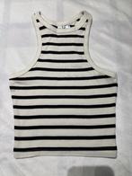 Top met witte en zwarte voering, maat XS EUR / H&M Divide, Ophalen, H&M, Wit, Zo goed als nieuw