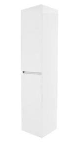 Nieuwe kolomkast badkamer gelakt wit / 160x35x35cm / 2 deur, Nieuw, Met deur(en), 25 tot 50 cm, Minder dan 150 cm