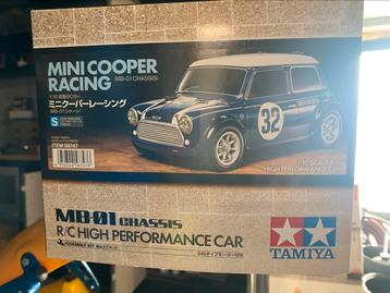 Kit Tamiya Mini Cooper MB05 58747, Neuf, Échelle 1:10, Enlèvement ou Envoi, Voiture on road