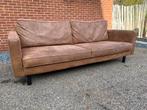 Leren 2-zit, Huis en Inrichting, Zetels | Zetels, Ophalen, Gebruikt, Leer