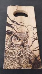 Pyrografie uil, Verzamelen, Ophalen