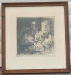 eau forte marchand de marrons de a brouet, Antiek en Kunst, Ophalen of Verzenden