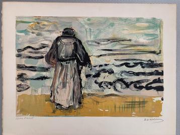 H.V. Wolvens - 2 litho’s - Les Moines beschikbaar voor biedingen