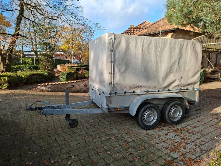 Aanhangwagen MTG 2000kg met huif en led, Auto diversen, Aanhangers en Bagagewagens, Zo goed als nieuw, Ophalen