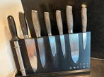 7-delige Japanse messenset met blok, Huis en Inrichting, Keuken | Bestek, Ophalen, Zo goed als nieuw