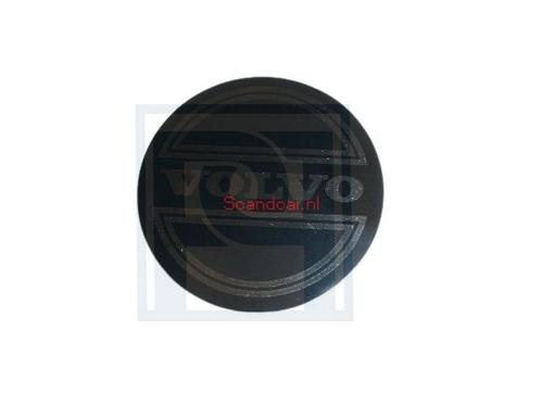 StickerinchVolvoinch naafdop zwart op chroom 42mm Volvo onde, Auto-onderdelen, Ophanging en Onderstel, Nieuw, Ophalen of Verzenden