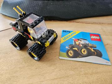 LEGO Classic Town 6675 Road & Trail 4x4 Jeep Compleet boekje beschikbaar voor biedingen