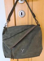 Kaki 'Surifrey' handtas (schoudertas), Handtassen en Accessoires, Ophalen of Verzenden, Zo goed als nieuw