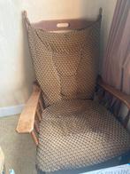GRATIS! Vintage fauteuil jaren ‘80, Ophalen, Gebruikt, Hout