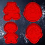 4x Mario Cookie cutter / Koekjessnijders, Ophalen of Verzenden, Nieuw, Bakvorm