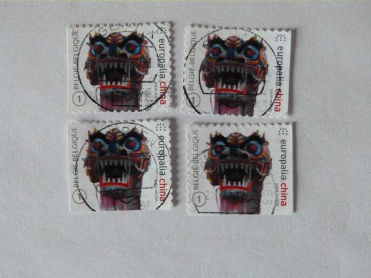 België gestempeld nr. 3968/68c, Postzegels en Munten, Postzegels | Europa | België, Gestempeld, Gestempeld, Ophalen of Verzenden