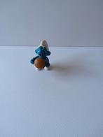 Smurf met hamburger, Verzamelen, Ophalen of Verzenden, Gebruikt, Poppetje, Figuurtje of Knuffel