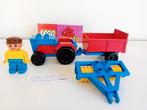 Lego Duplo 2629.Traktor met aanhanger en fig .100% volledig., Ophalen of Verzenden, Zo goed als nieuw, Duplo