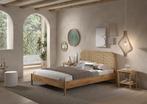 OLIVE BED 140X200CM. EIK EN ROTAN!, Neuf, IBIZA, 140 cm, Brun