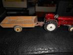 Dinky Toys Tracteur leyland + remorque, Ophalen of Verzenden, Dinky Toys